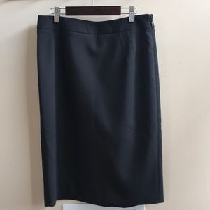 Loft Black Midi Skirt - size 6